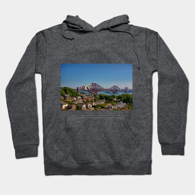 The Forth Bridge from North Queensferry Hoodie by tomg